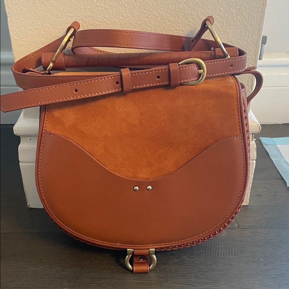 Sancia Babylon bar bag - suede